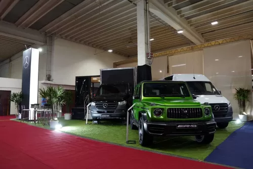 Expo Motorhome 2023 tem Mercedes-AMG G 63 verde brilhante