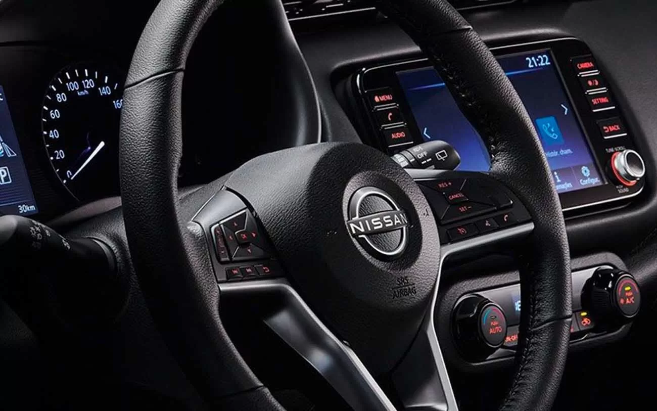 Interior do Nissan Kicks