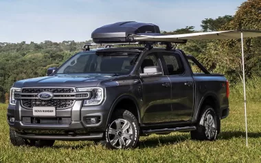 Ford Ranger ganha linha de acessórios que incluem snorkel e até barraca de camping