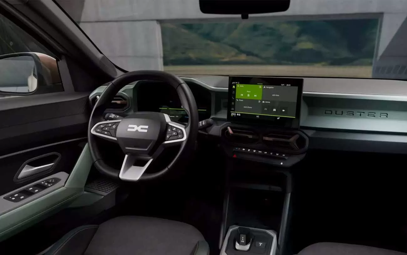 Interior do Novo Duster da Dacia