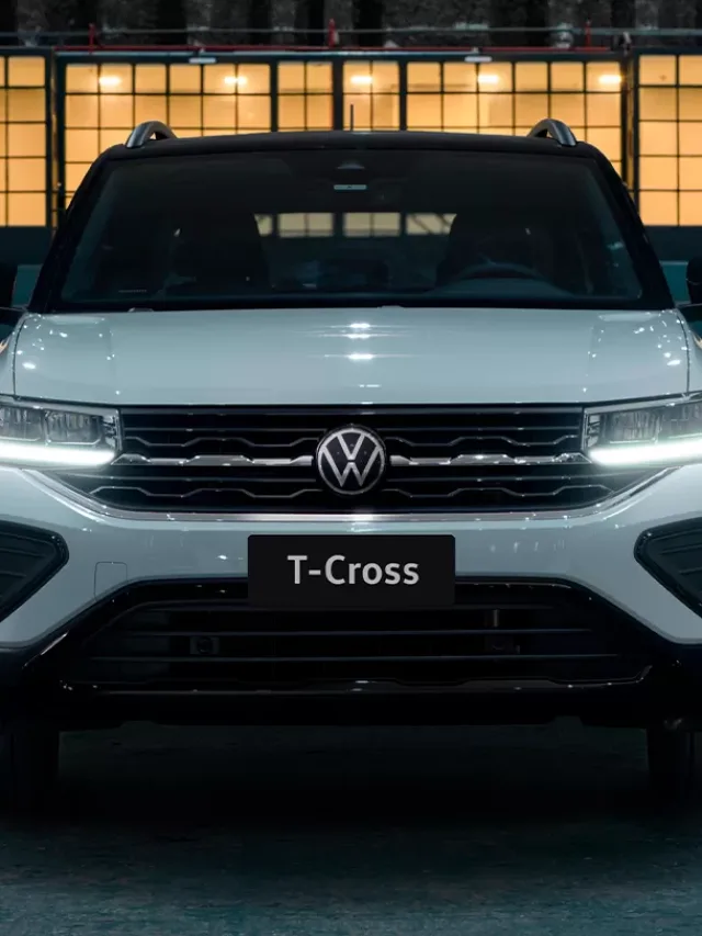 Volkswagen T-Cross lidera SUVs e Fiat Mobi retorna ao top 10