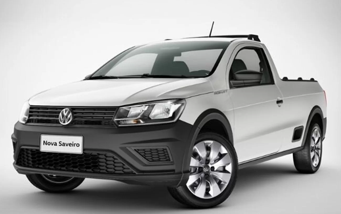 O Volkswagen Saveiro Robust 1.6 CS 2022 usado se destaca pelo motor 1.6 flex de 104 cv, torque de 15,6 kgfm e transmissão manual de cinco marchas, ideal para uso urbano e transporte leve.