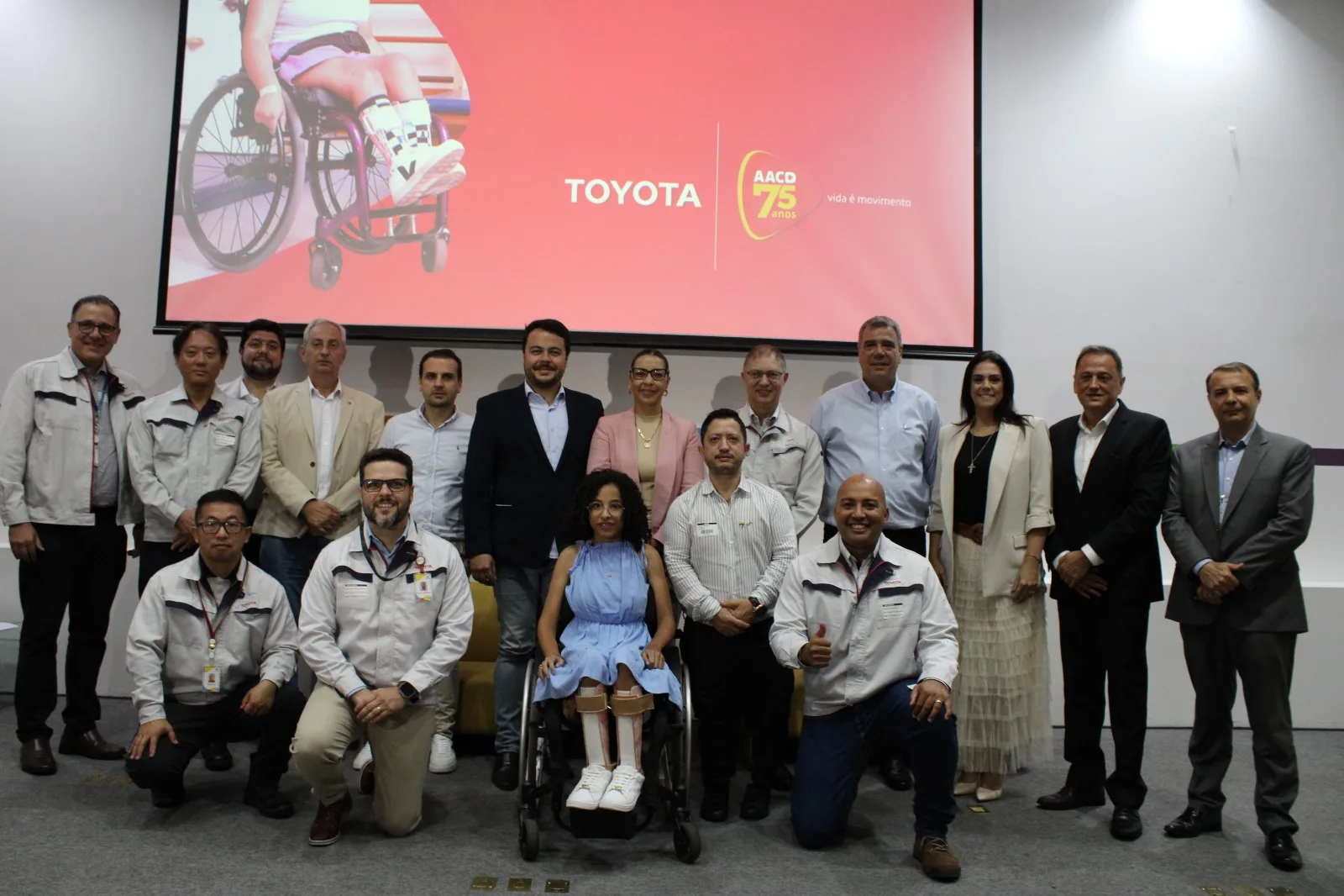 A AACD e a Toyota do Brasil concluíram um projeto para melhorar a produção de adaptações de cadeiras de rodas na unidade Ibirapuera, aumentando a capacidade de fabricação.