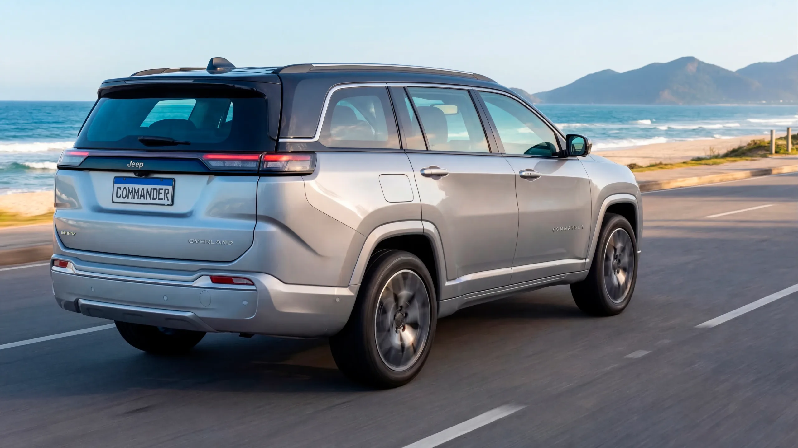 Jeep muda o jogo no Commander 2027 com sistema híbrido leve de 48V que ajuda no consumo e entrega respostas mais rápidas no trânsito pesado