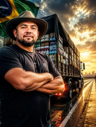 Caminhoneiro cruza 3.700 km para cumprir promessa a uma mãe no RS
