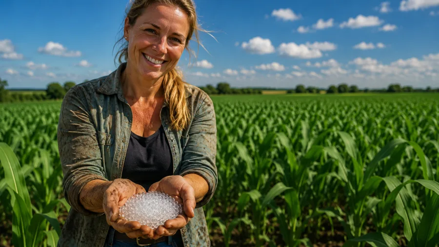 Pesquisadores brasileiros da USP e Embrapa transformam nutrientes em pequenos grãos de vidro que ficam no solo e liberam alimento às plantas aos poucos, numa tentativa de reduzir desperdícios e a contaminação da água